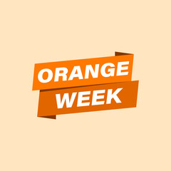 orange week sale