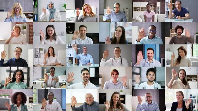 Online Virtual Video Conference Call