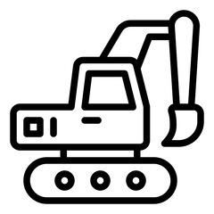 Fototapeta premium Excavator icon