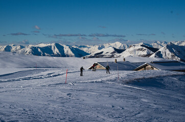 Ski resort at Piani di Bobbio, Valtorta, Italy