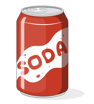 bebida de soda enlatada