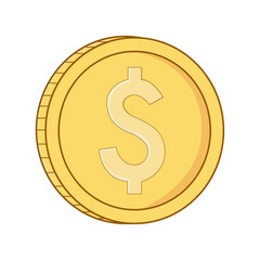 moneda, dinero, moneda de oro, moneda dorada