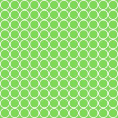 Green color illustration circles patterns. Circular pattern background, geometric seamless pattern.