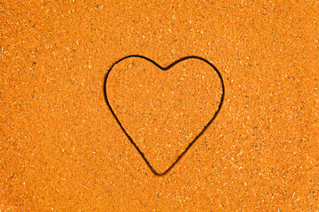 turmeric powder textured background, close up