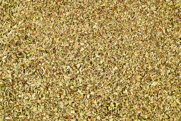 turmeric powder textured background, close up