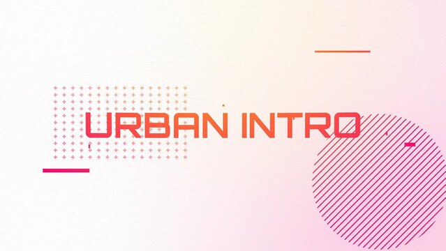 Urban Kinetic Typography Title Intro