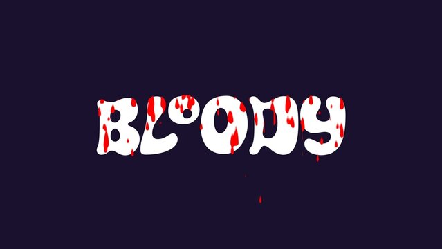 Playful Dripping Blood Title Intro