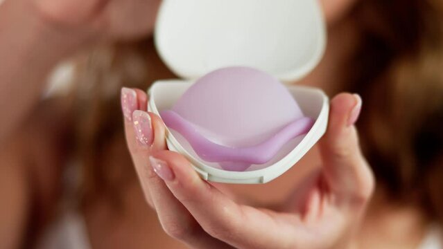 Diaphragm Vaginal Contraceptive Cap. Spermicide Contraception