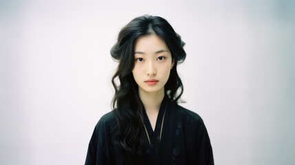 Portrait of a young Japanese woman