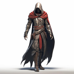 Digital Assassin: Pure White Perfection
 , Medieval Fantasy RPG Illustration