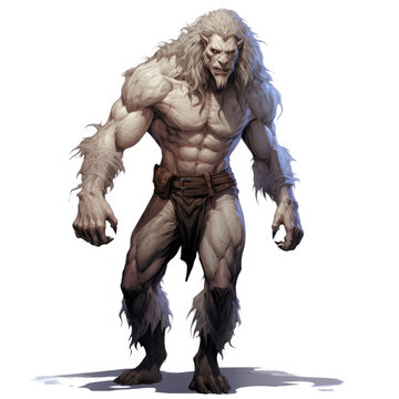 Full Moon's Fierce Guardian
 , Medieval Fantasy RPG Illustration