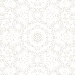 Tafelkleed White subtle background. Beautiful floral ornament. Perfect for invitations or wedding design.  © ~ LENA BUKOVSKY ~