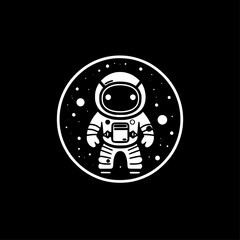 Astronaut - High Quality Vector Logo - Vector illustration ideal for T-shirt graphic