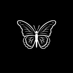 Butterfly | Minimalist and Simple Silhouette - Vector illustration