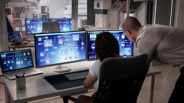 Industrial Data Automation System On Computer