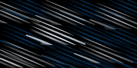 abstract dark black background with shiny metallic lines
