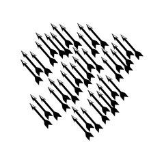 Rains arrows icons illustfrations icons