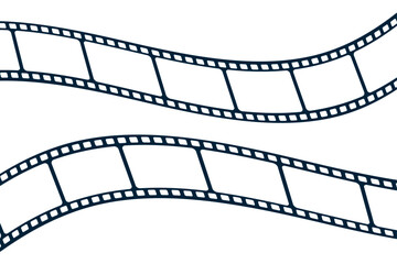 Film strip cinema background design vector