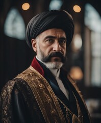 portrait of an ottoman sultan
