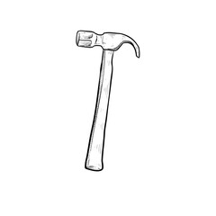 Hammer handdrawn illustration