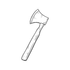 Axe handdrawn illustration