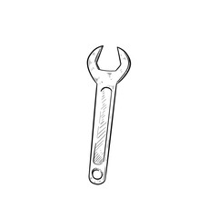 Wrench handdrawn illustration