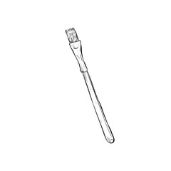 Paint brush handdrawn illustration