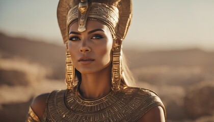 portrait of the ancient Egyptian god woman
 - obrazy, fototapety, plakaty