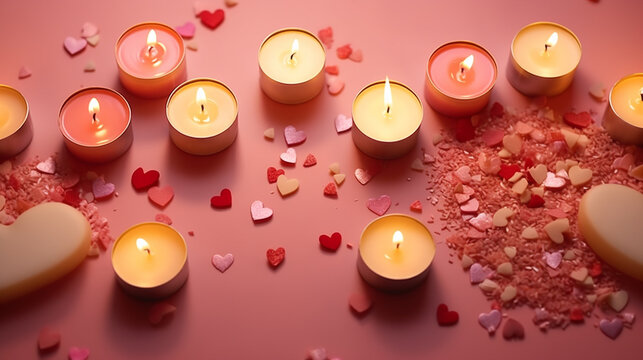 candles HD 8K wallpaper Stock Photographic Image 