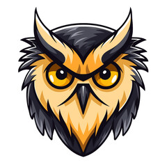 Obraz premium owl head mascot