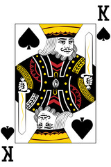 king poker card vector png