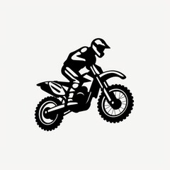 Obraz na płótnie Canvas Trail bike icon illustration, AI generated Image