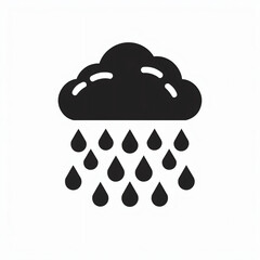 cloud and rain icon