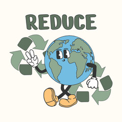 everyday is earth day, reduce, reuse, recycle for better earth
