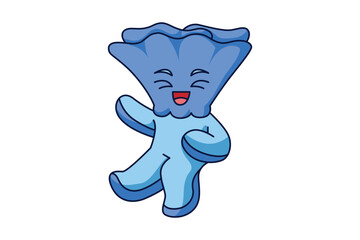Cute Mushroom Cartoon Character Design