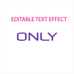 Text effect design