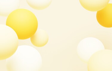 3D背景素材_カラーボール_ピンク