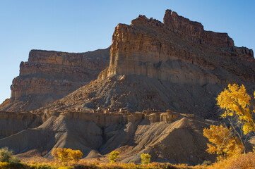 Obraz premium Riverside view in Green River, Utah
