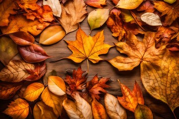On a white background, there are autumn leaves. October is the month I adore. The quiet appeal of...