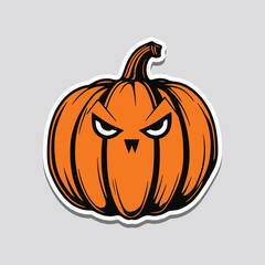 Halloween pumpkin isolated Background