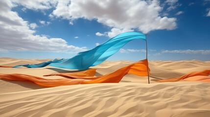 Fototapeta na wymiar Huge Colored Kites Dunes Corralejo Fuerteventura ,Bright Background, Background Hd