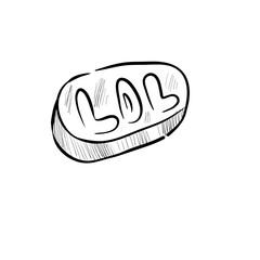 Lol icon handdrawn illustration