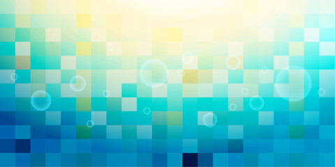 青　テクノロジー　ドット　背景　テクスチャ