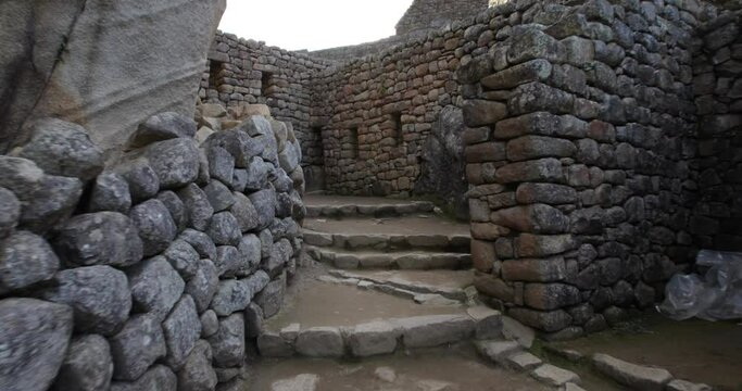 Entering Ruins Of Machu Picchu, Peru - Epic