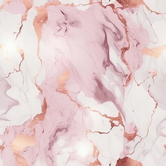 Fototapeta premium Seamless Pattern rose gold marble paper