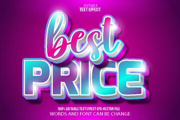 Best Price Editable Text Effect Modern Style