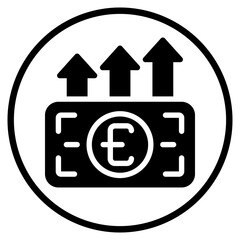 growth glyph icon