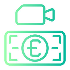 video gradient icon
