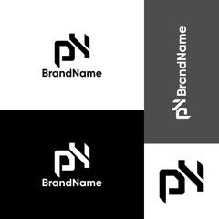 Letter PH, HP, PHP Logo Concept