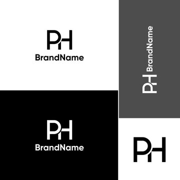 Letter PH, HP, PHP Logo Concept
